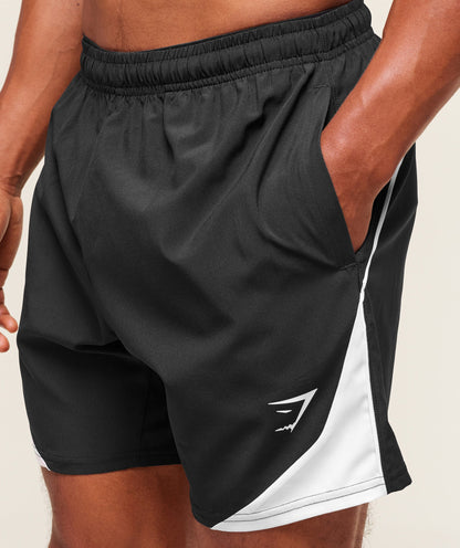 Gymshark Arrival Block 6" Shorts Black