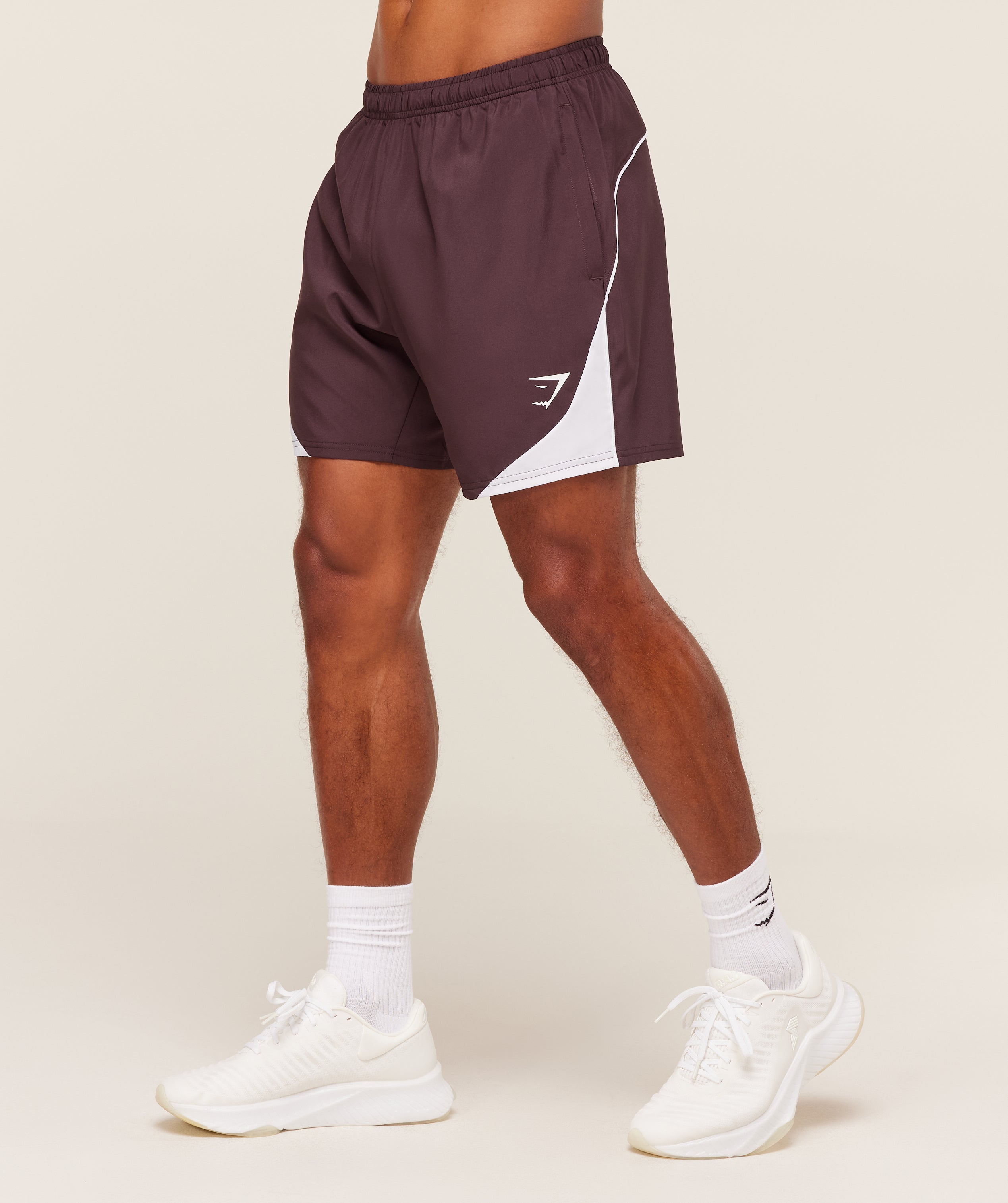Gymshark Arrival Block 6" Shorts Cherry Purple