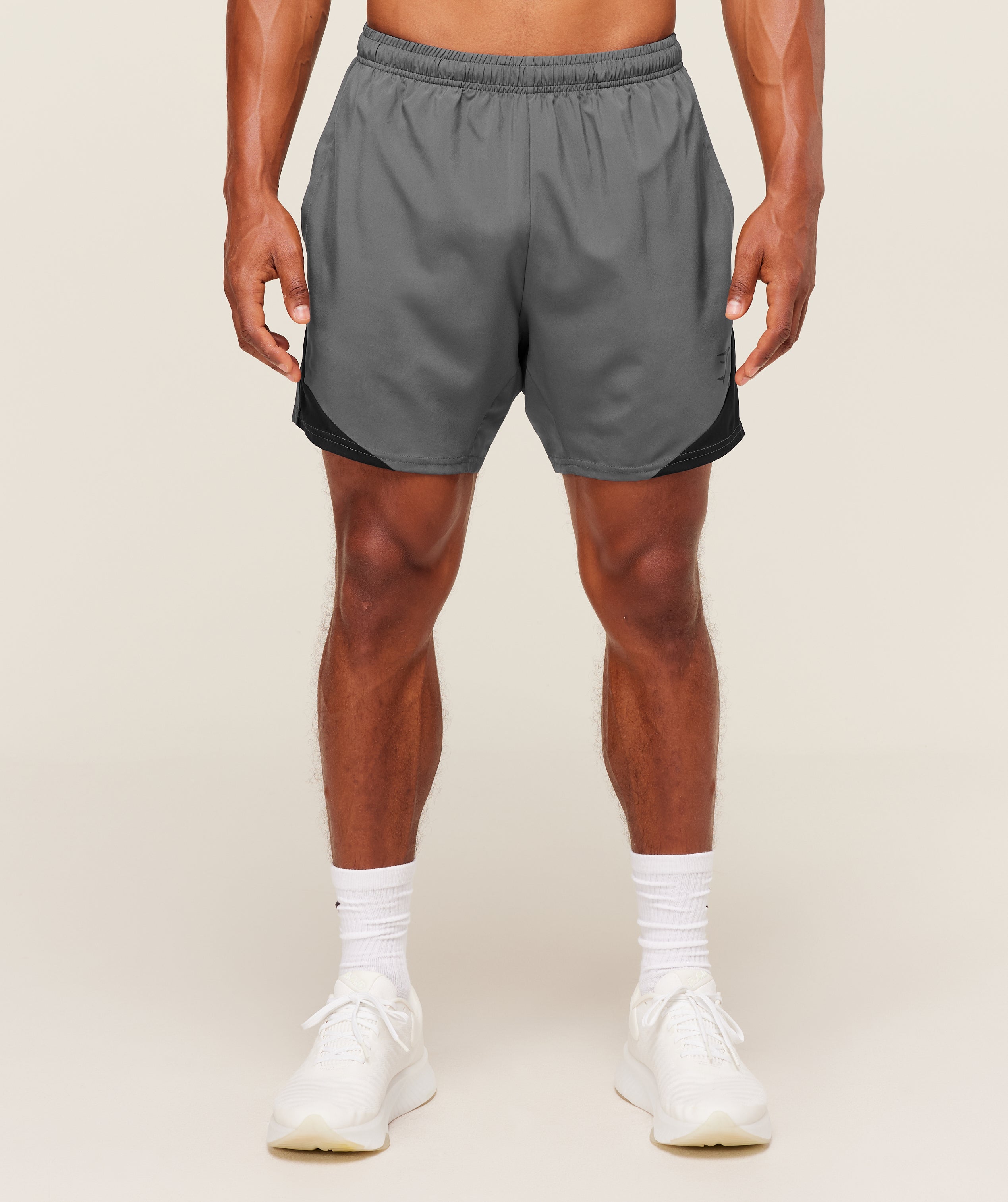 Gymshark Arrival Block 6" Shorts Dark Grey