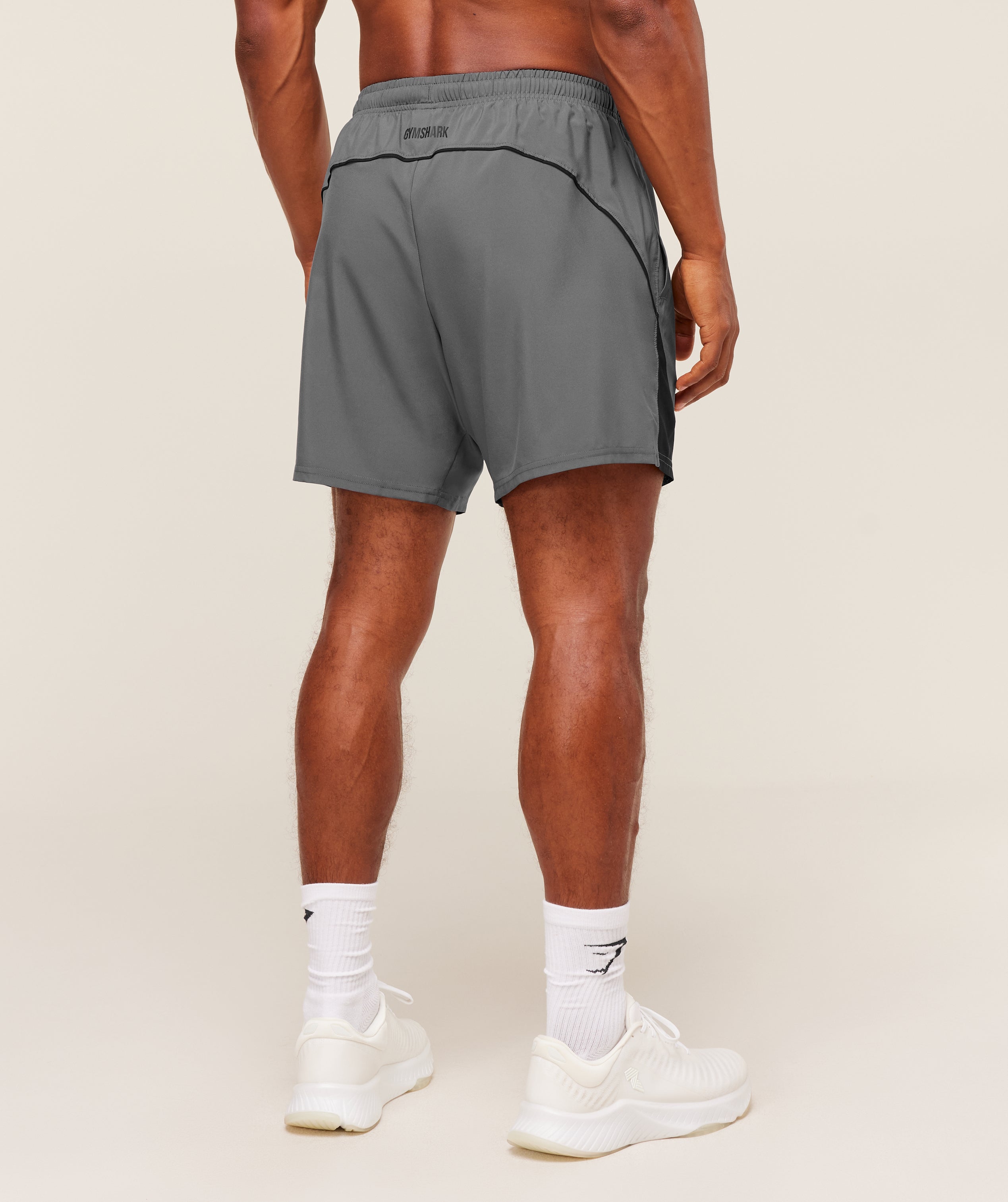 Gymshark Arrival Block 6" Shorts Dark Grey