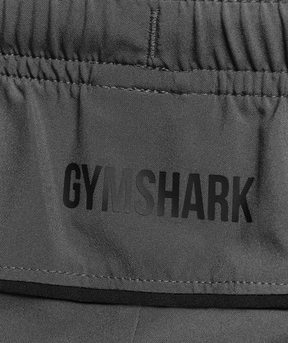 Gymshark Arrival Block 6" Shorts Dark Grey