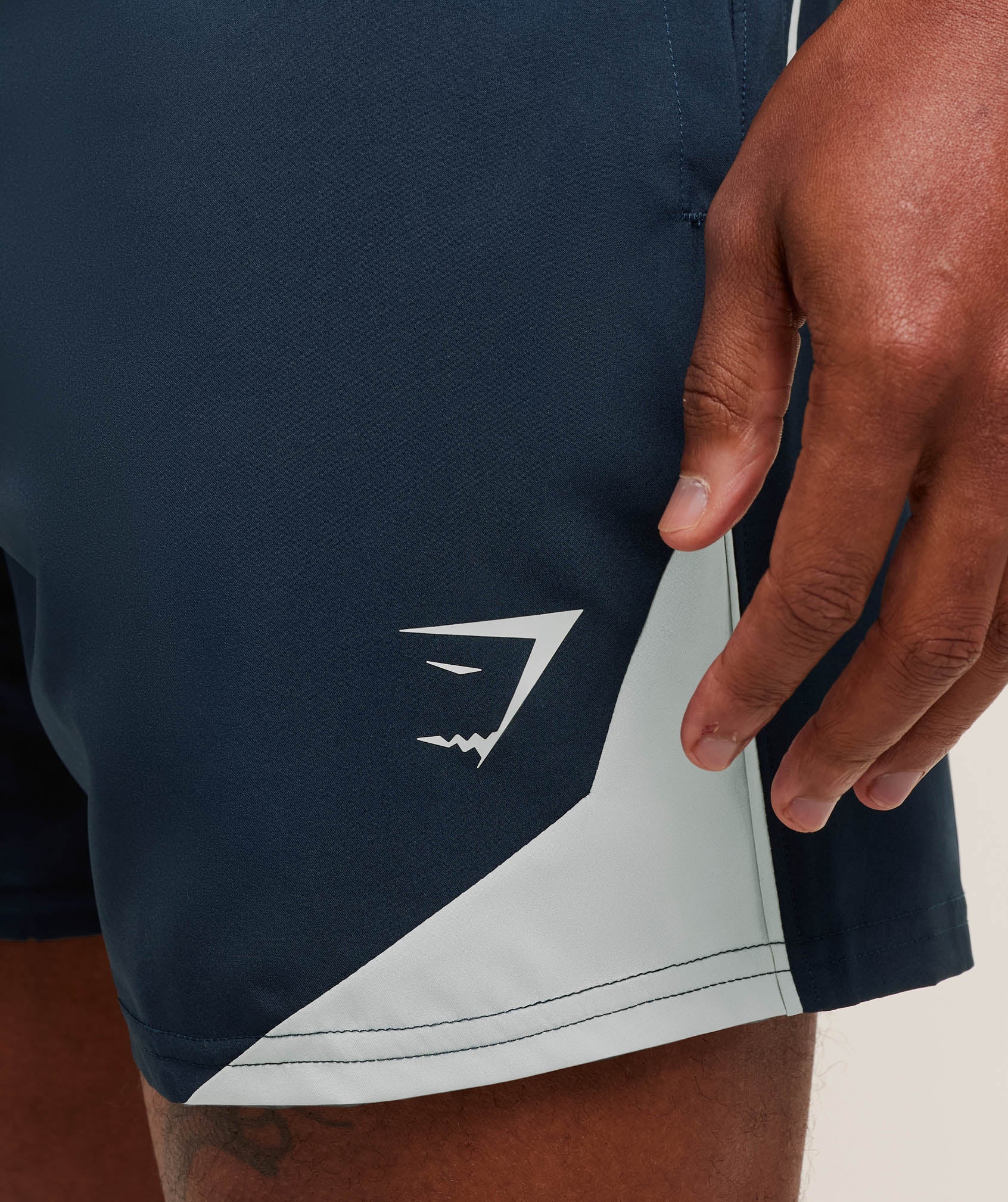 Gymshark Arrival Block 6" Shorts Navy