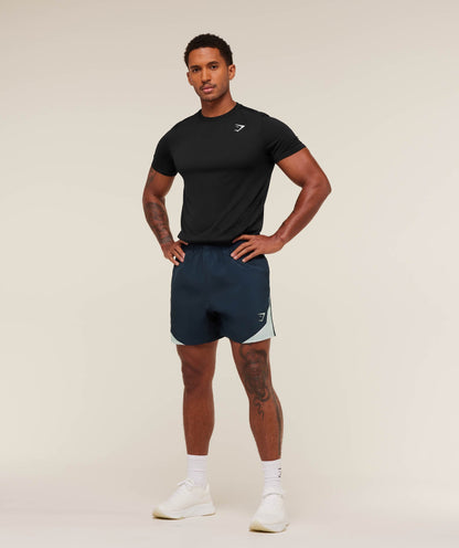 Gymshark Arrival Block 6" Shorts Navy