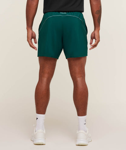 Gymshark Arrival Block 6" Shorts Weighted Teal