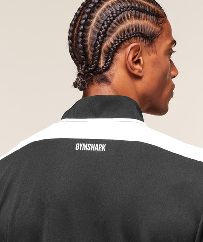 Gymshark Arrival Block Track Jacket Black
