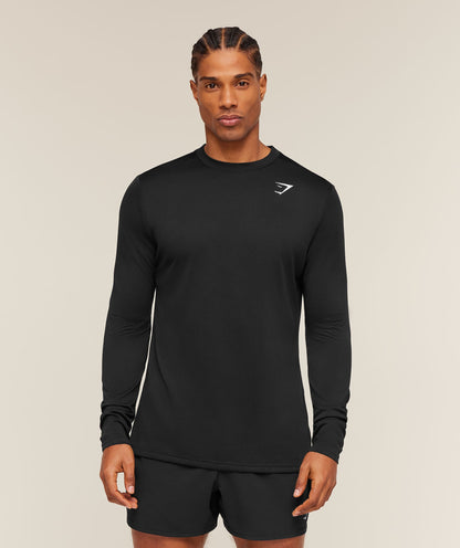 Gymshark Arrival Long Sleeve T-Shirt Black