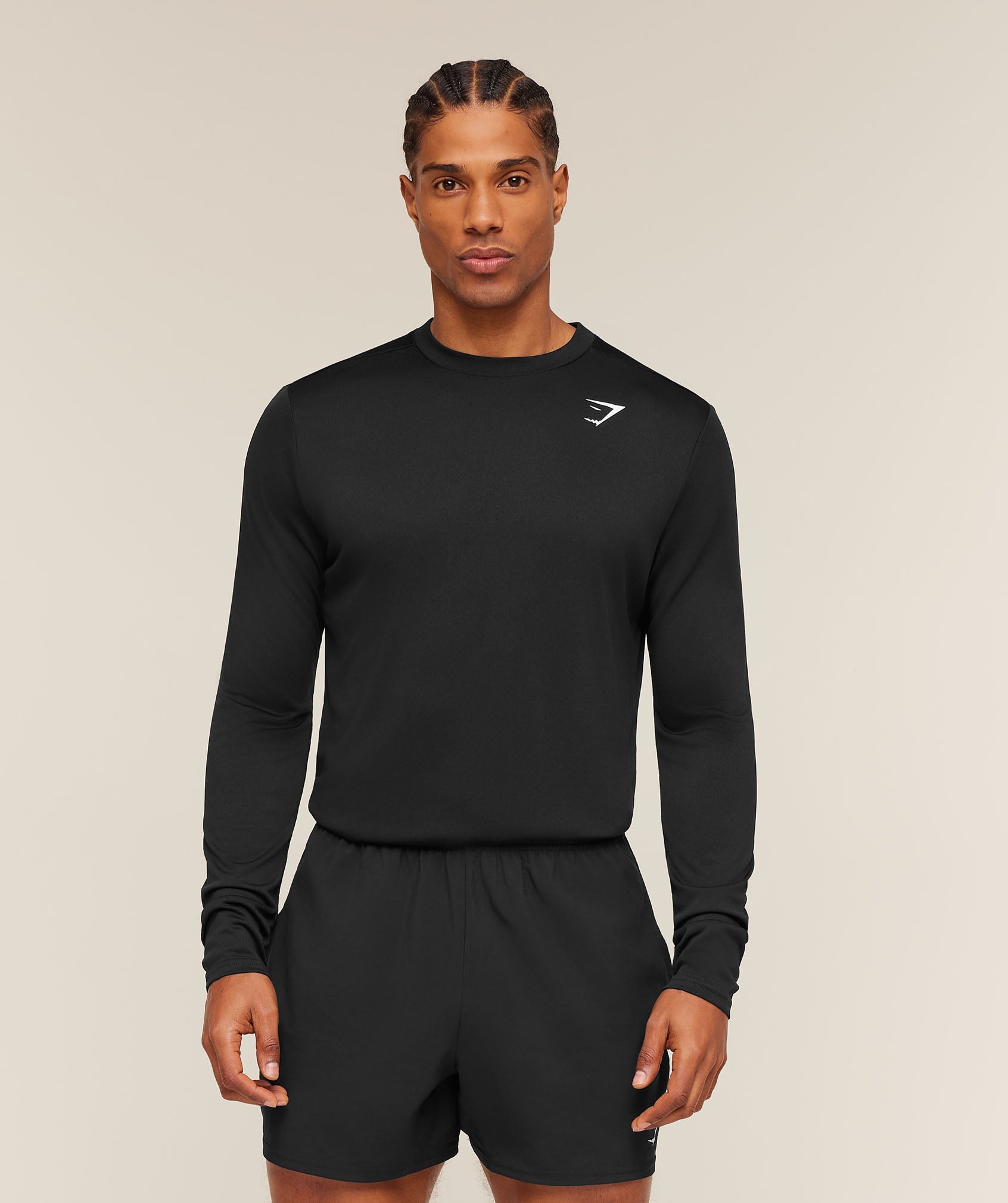 Gymshark Arrival Long Sleeve T-Shirt Black