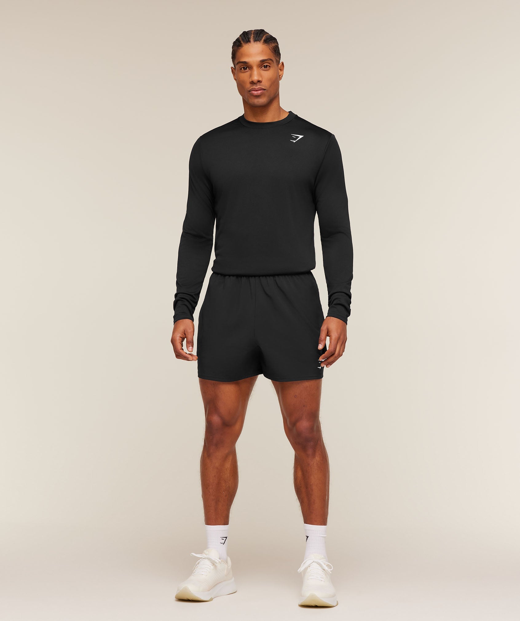 Gymshark Arrival Long Sleeve T-Shirt Black