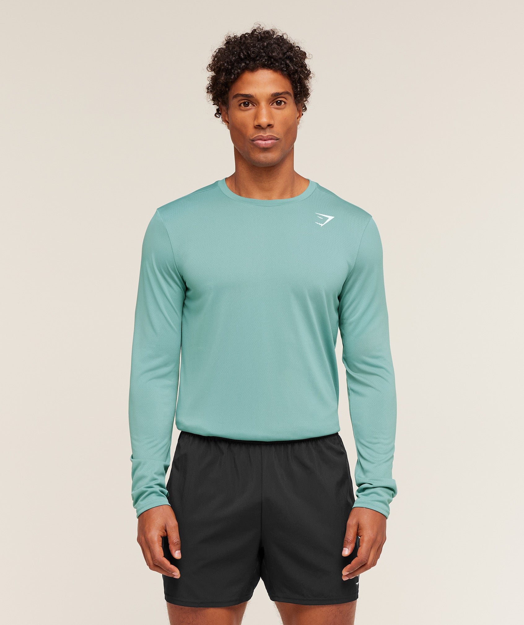 Gymshark Arrival Long Sleeve T-Shirt Muted Teal