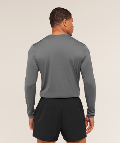 Gymshark Arrival Long Sleeve T-Shirt Silhouette Grey