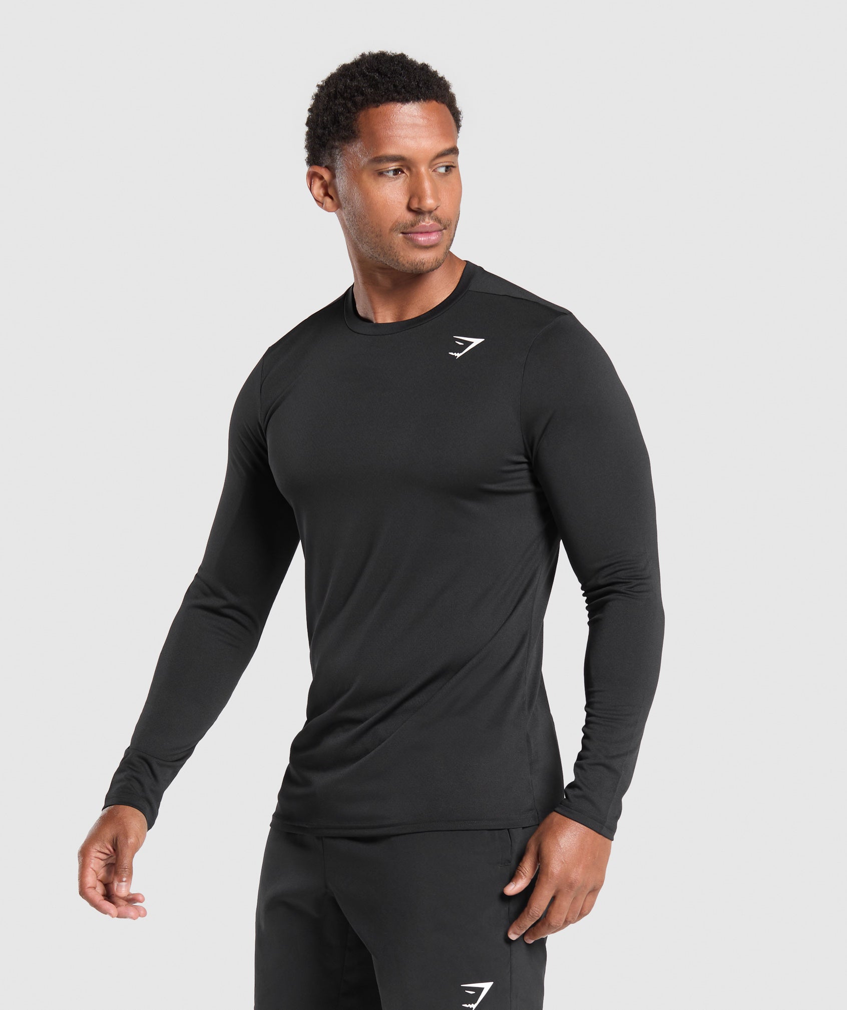 Gymshark Arrival Long Sleeve T-Shirt Black