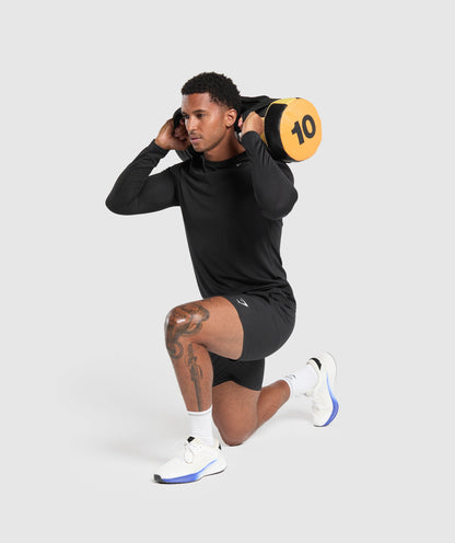 Gymshark Arrival Long Sleeve T-Shirt Black