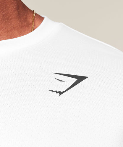 Gymshark Arrival Oversized Long Sleeve T-Shirt White