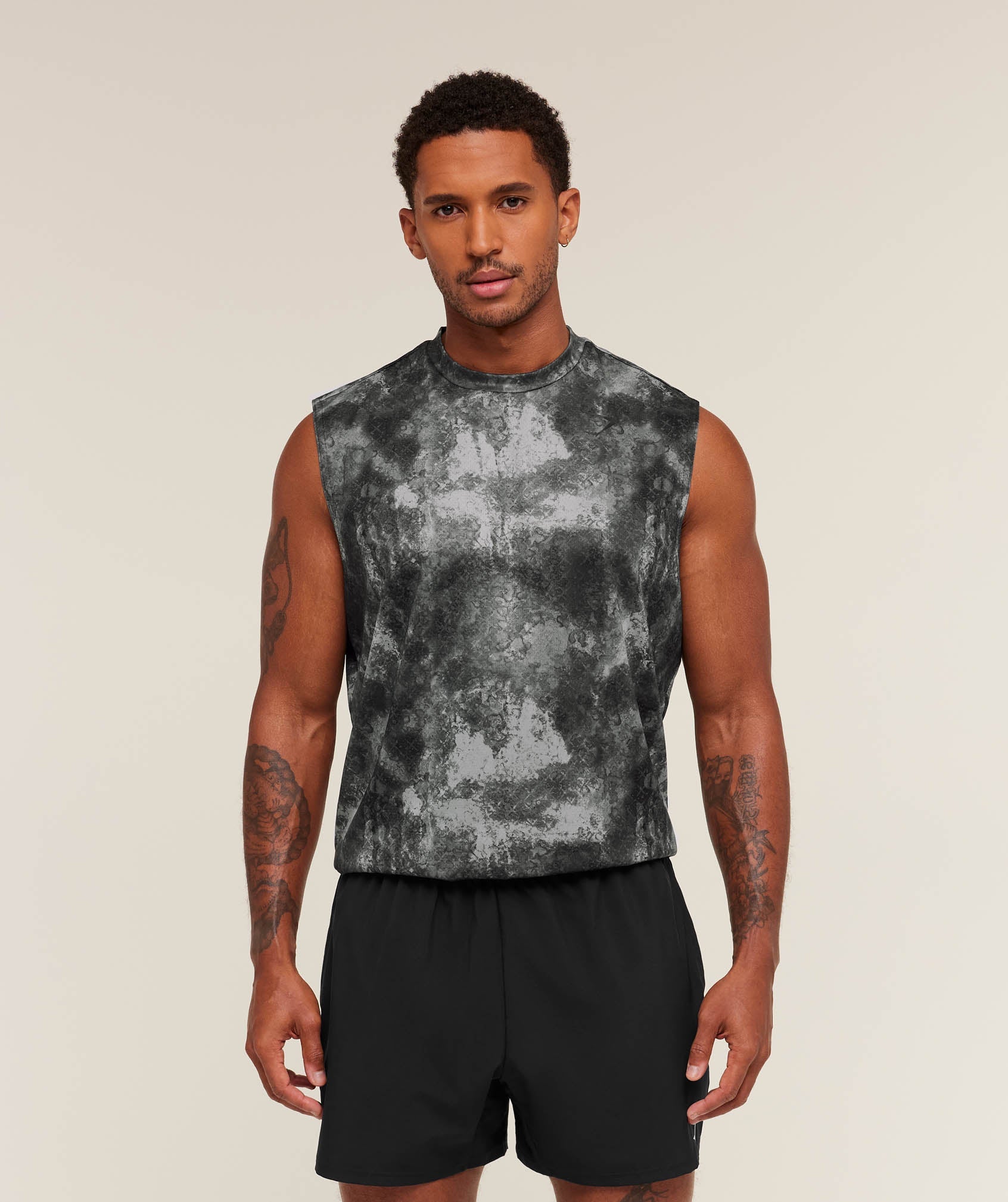 Gymshark Arrival Oversized Tank Smokey Grey