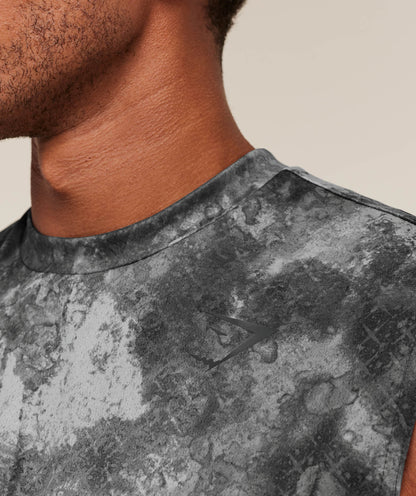 Gymshark Arrival Oversized Tank Smokey Grey