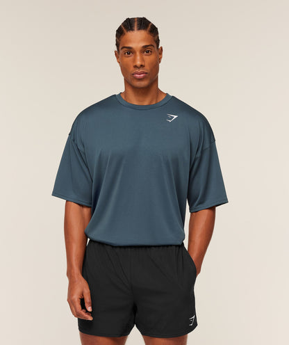 Gymshark Arrival Oversized T-Shirt Gs Stealth Blue