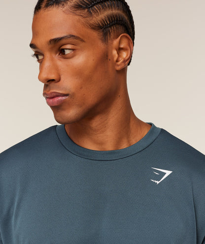 Gymshark Arrival Oversized T-Shirt Gs Stealth Blue