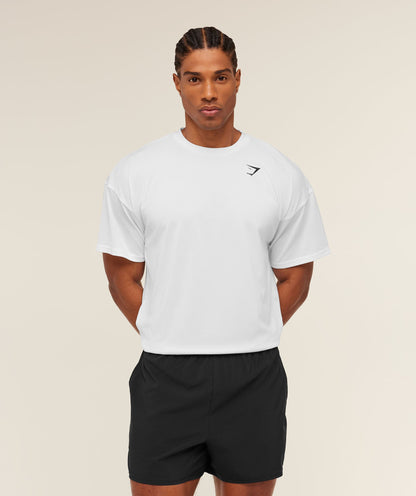 Gymshark Oversized Performance T-Shirt White