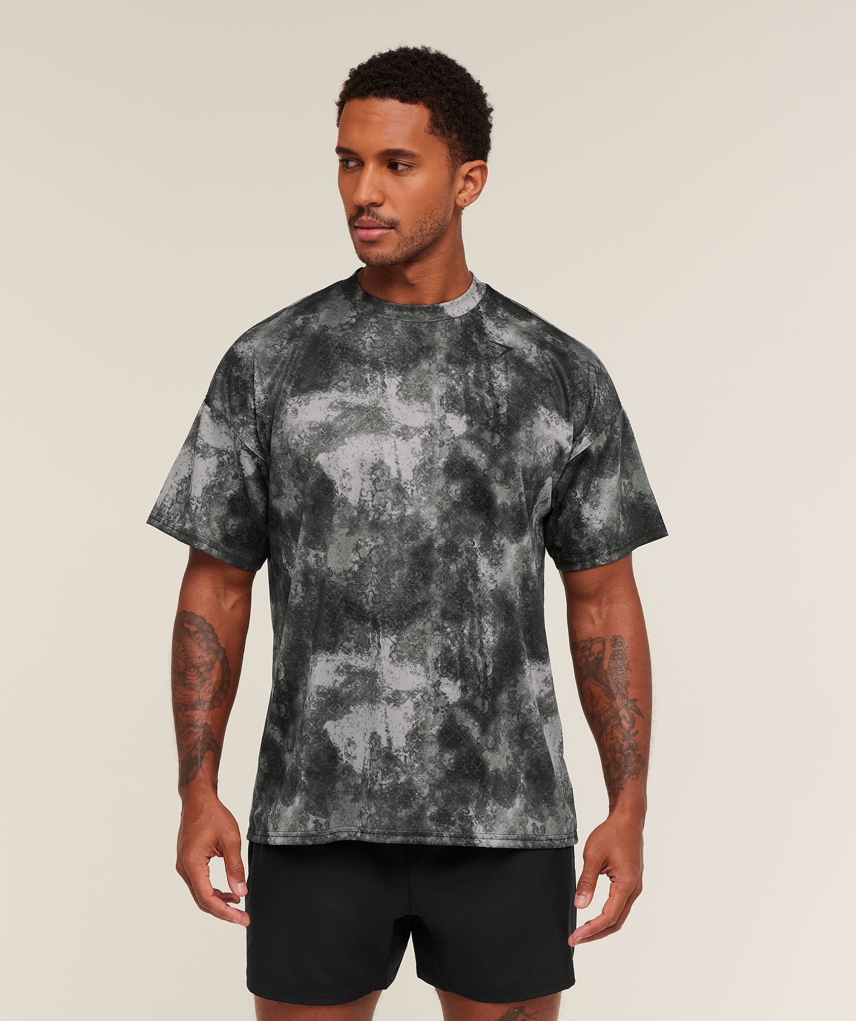 Gymshark Arrival Oversized T-Shirt Smokey Grey