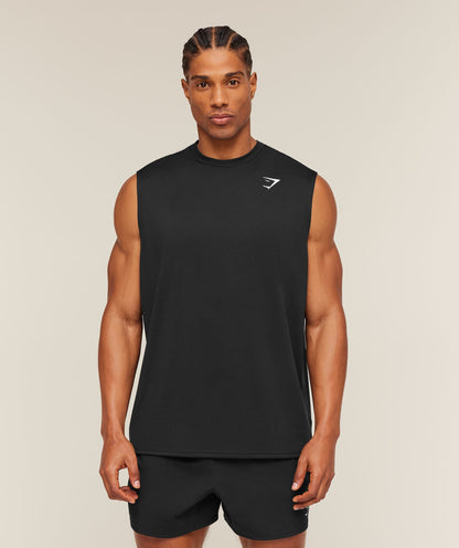 Gymshark Arrival Oversized Tank Black