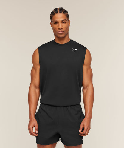 Gymshark Arrival Oversized Tank Black