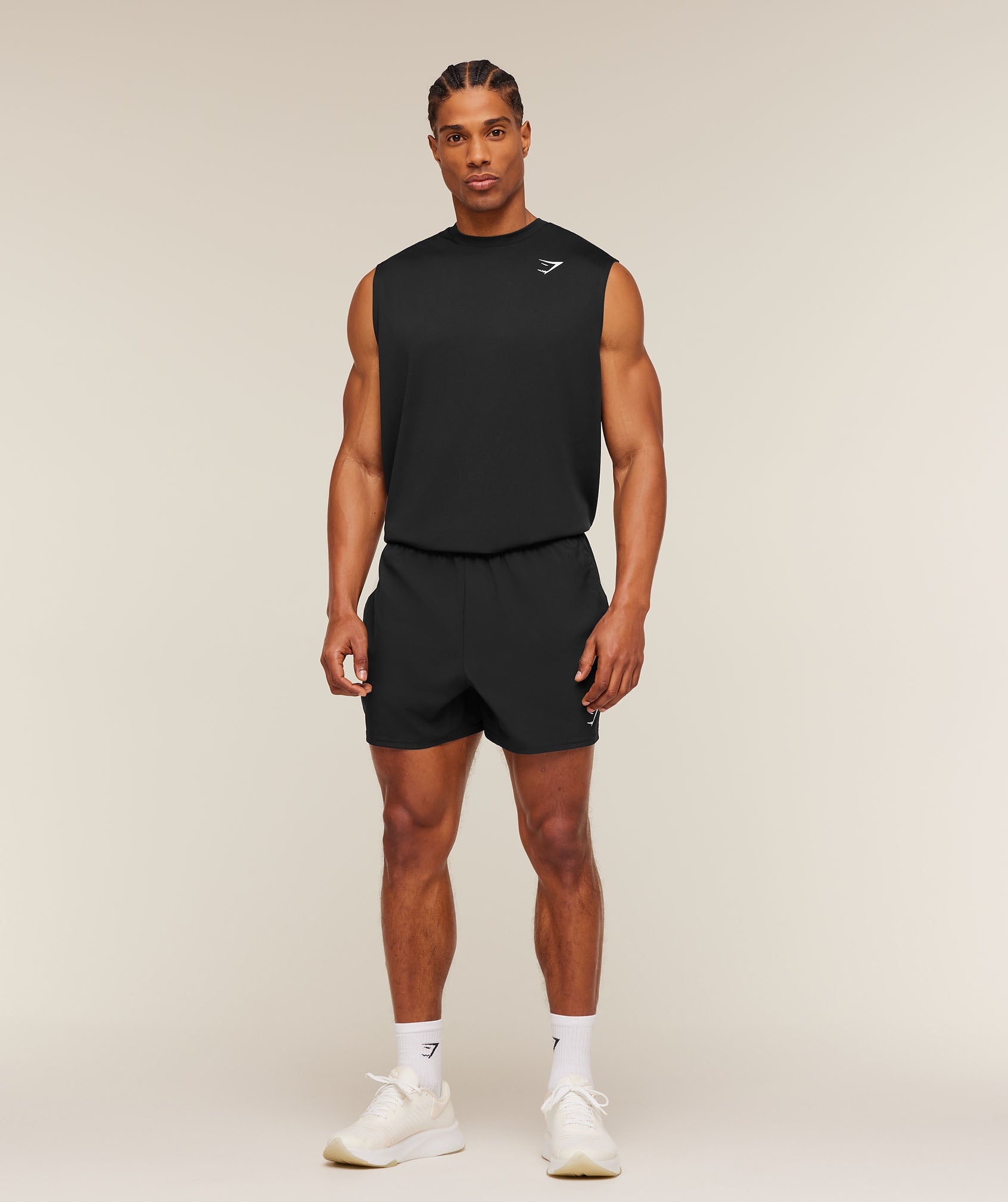 Gymshark Arrival Oversized Tank Black