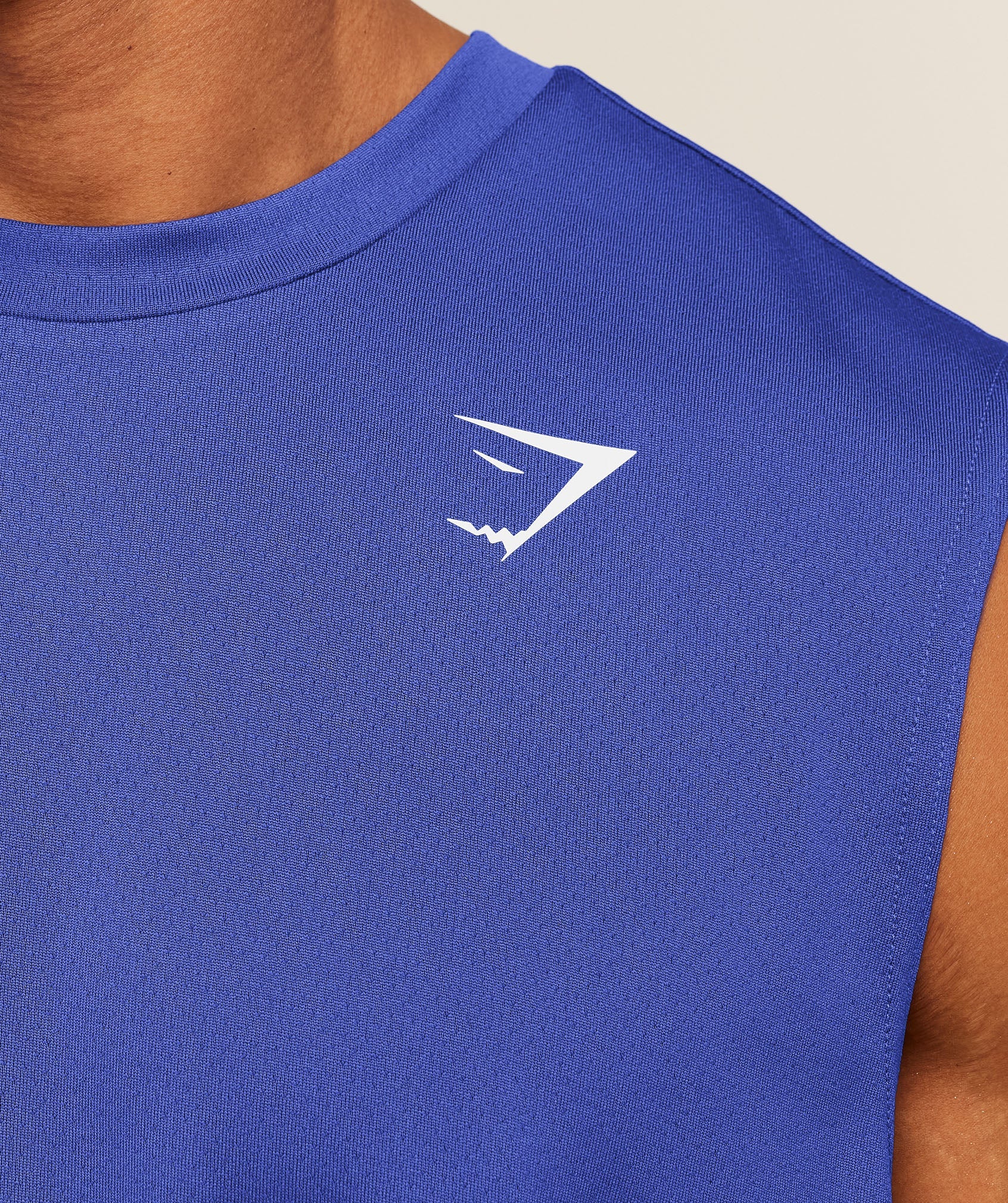 Gymshark Arrival Oversized Tank Force Blue