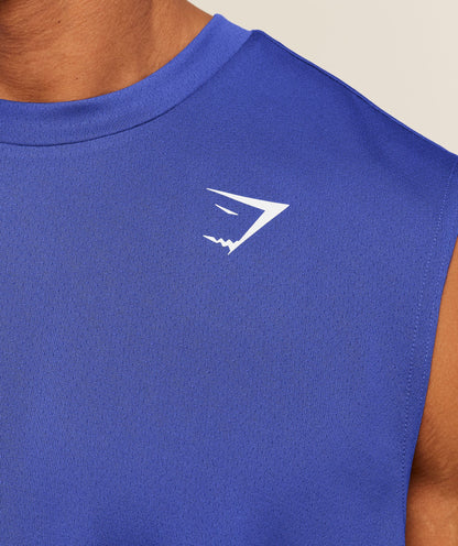 Gymshark Arrival Oversized Tank Force Blue