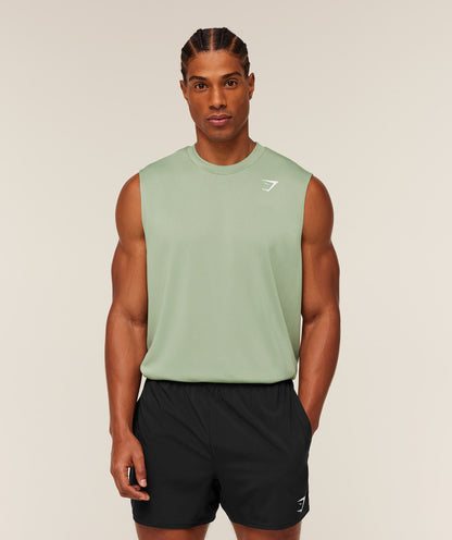 Gymshark Arrival Oversized Tank Gs Haze Green