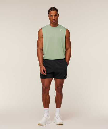 Gymshark Arrival Oversized Tank Gs Haze Green
