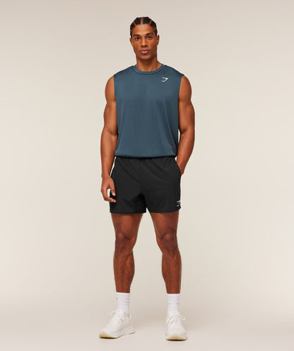 Gymshark Arrival Oversized Tank Gs Stealth Blue