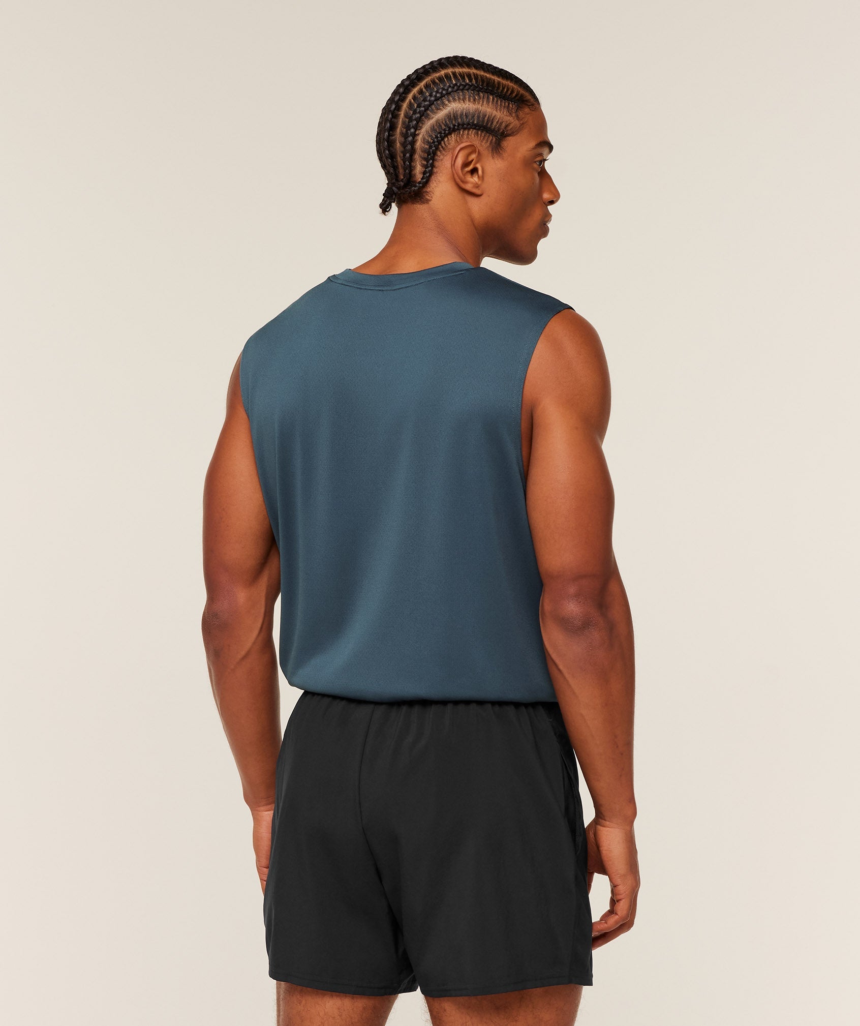 Gymshark Arrival Oversized Tank Gs Stealth Blue