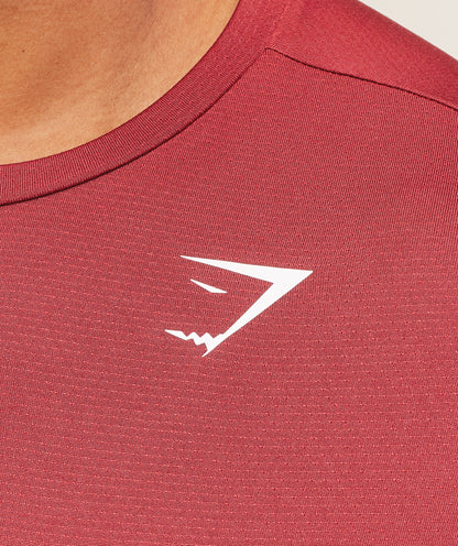 Gymshark Arrival T-Shirt Athletic Burgundy