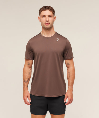 Gymshark Arrival T-Shirt Soft Brown