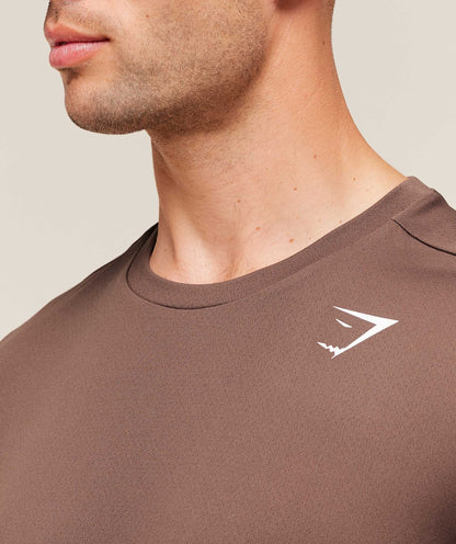 Gymshark Arrival T-Shirt Soft Brown