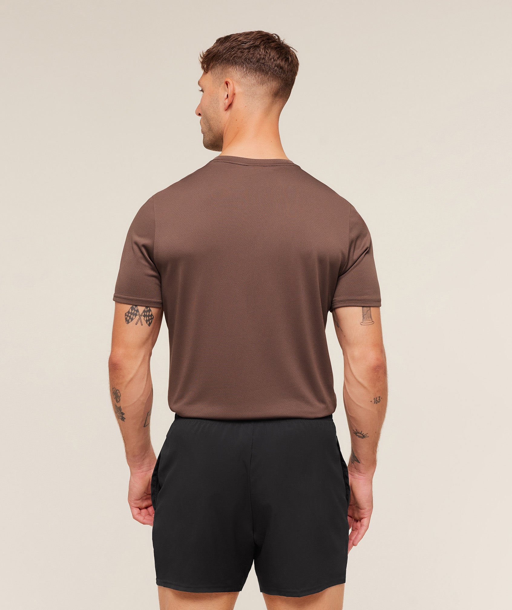 Gymshark Arrival T-Shirt Soft Brown