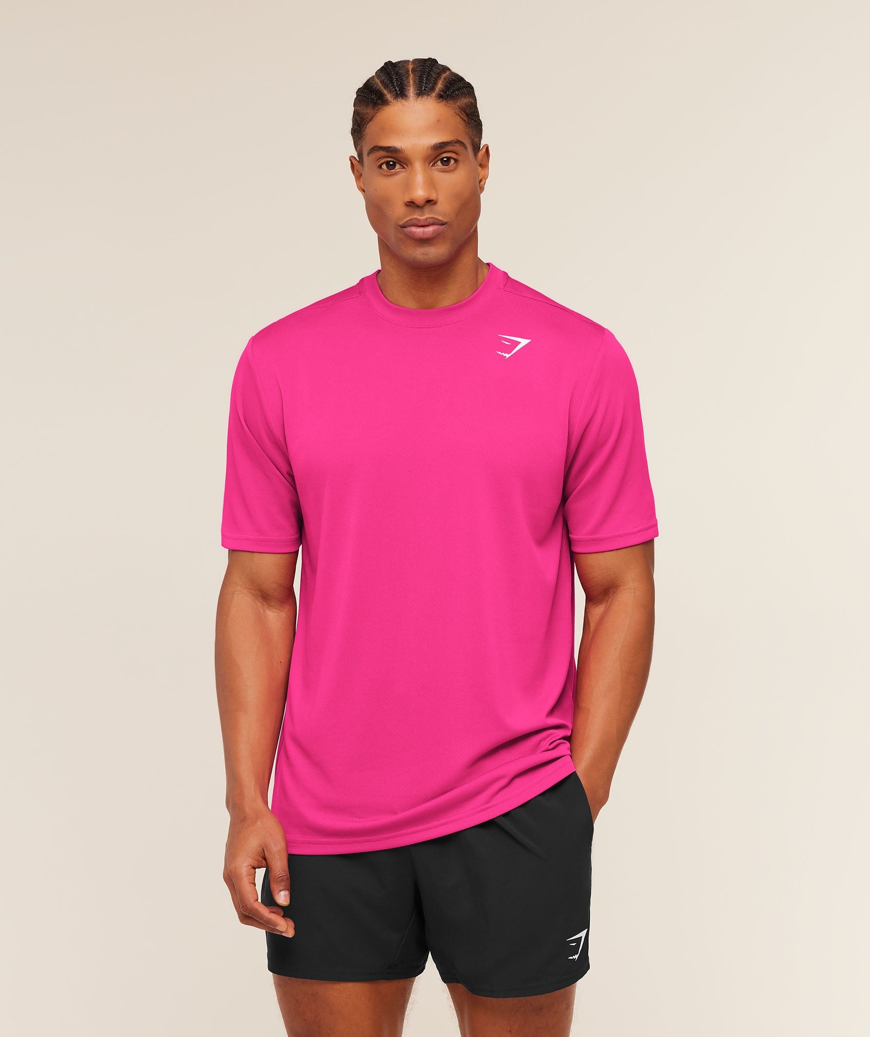 Gymshark Arrival T-Shirt Super-Set Pink
