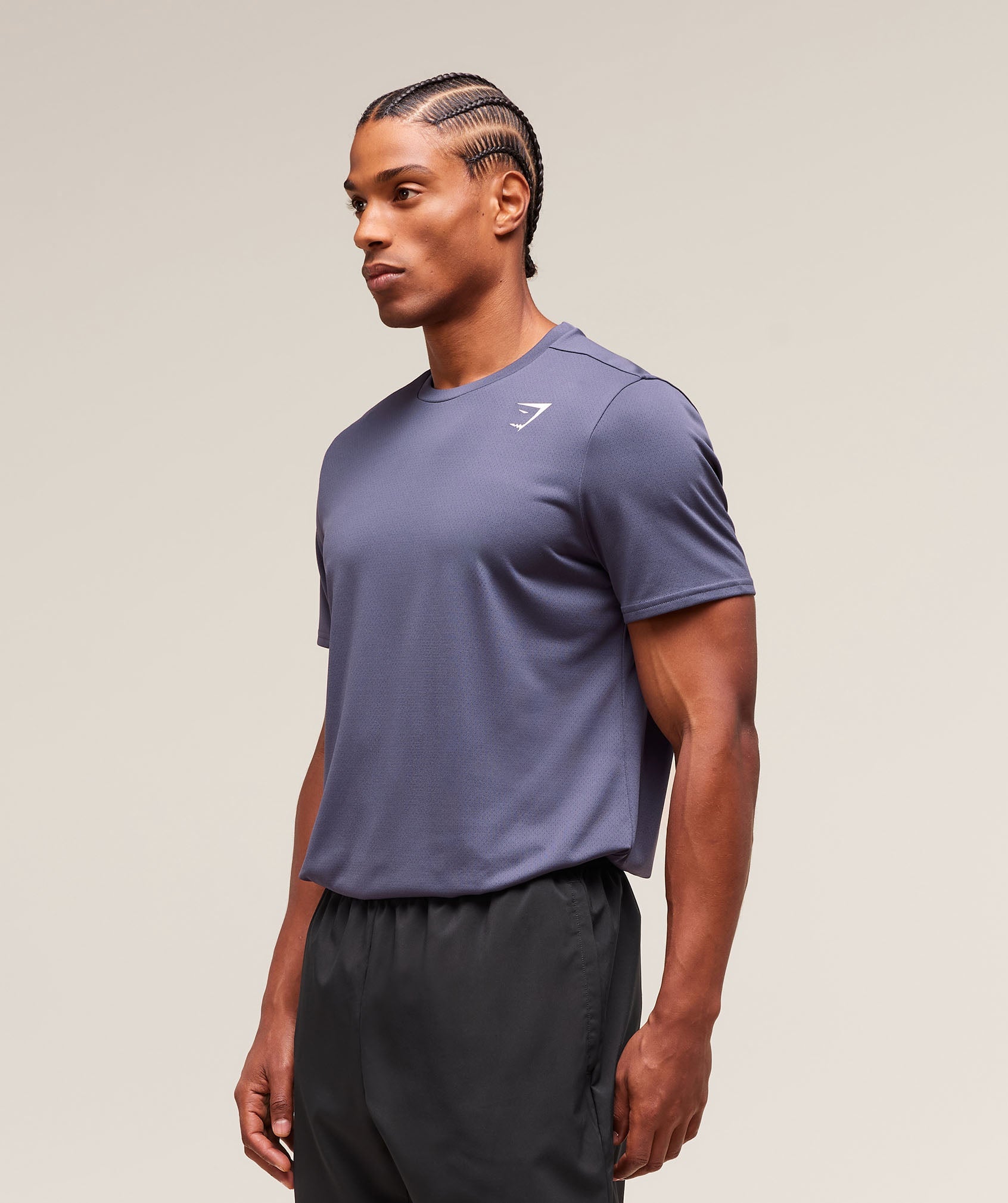 Gymshark Arrival Regular Fit T-Shirt Weighted Purple