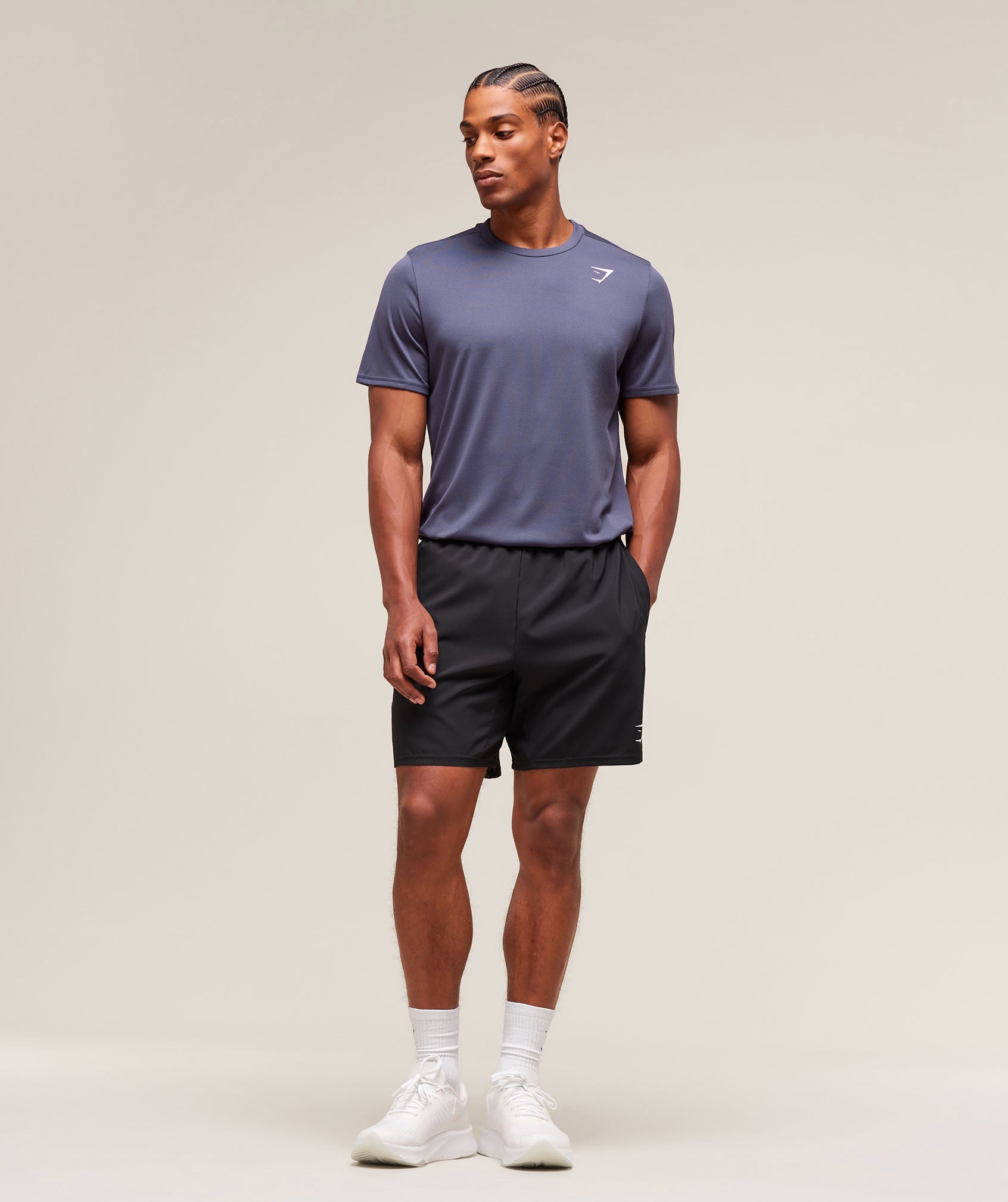 Gymshark Arrival Regular Fit T-Shirt Weighted Purple