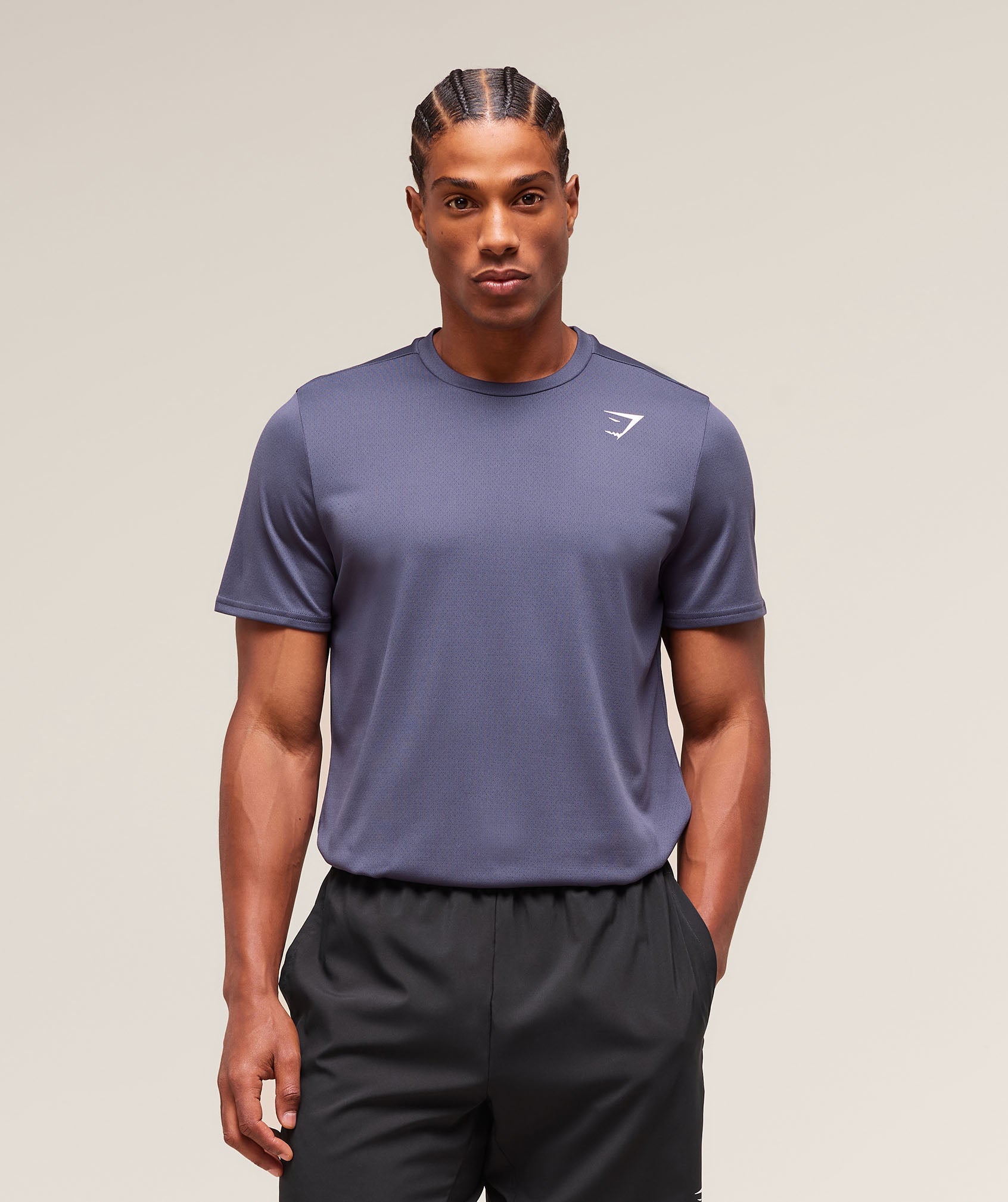 Gymshark Arrival Regular Fit T-Shirt Weighted Purple