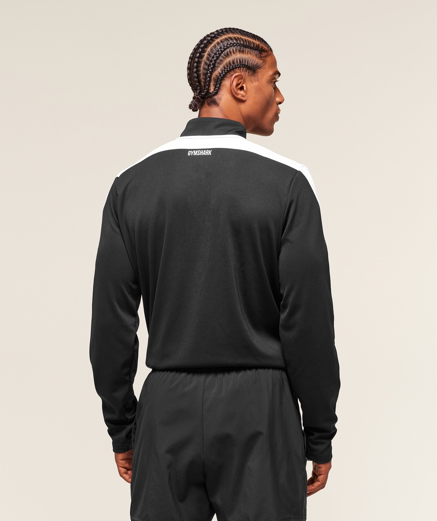 Gymshark Arrival Block 1/4 Zip Black