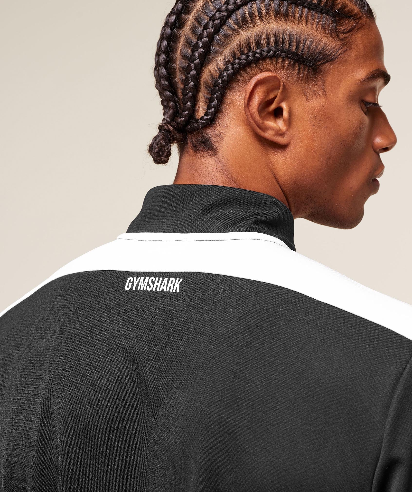 Gymshark Arrival Block 1/4 Zip Black