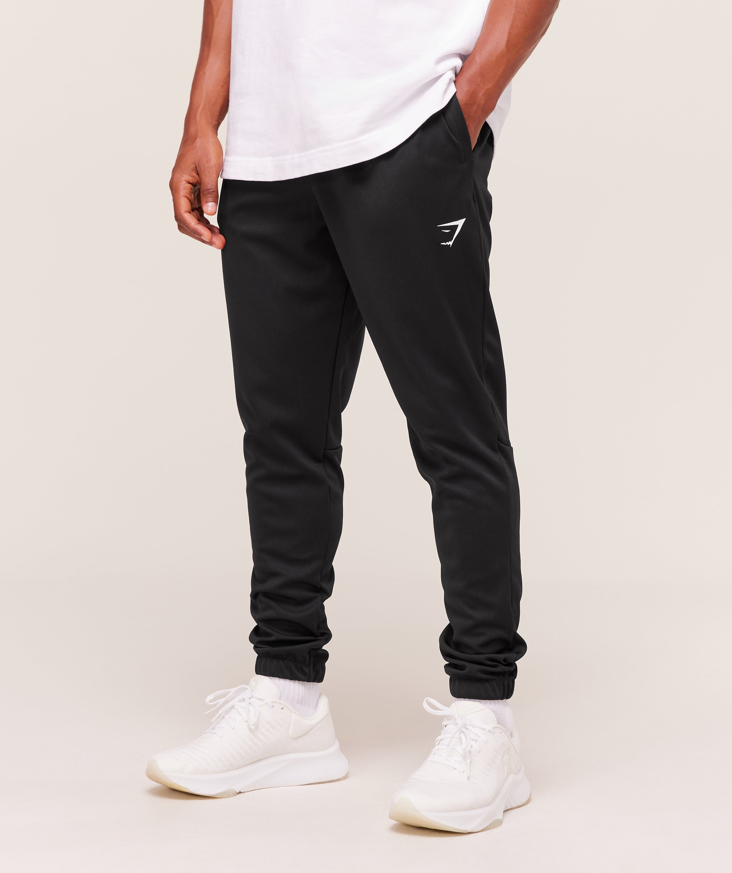 Gymshark Arrival Knit Block Joggers Black