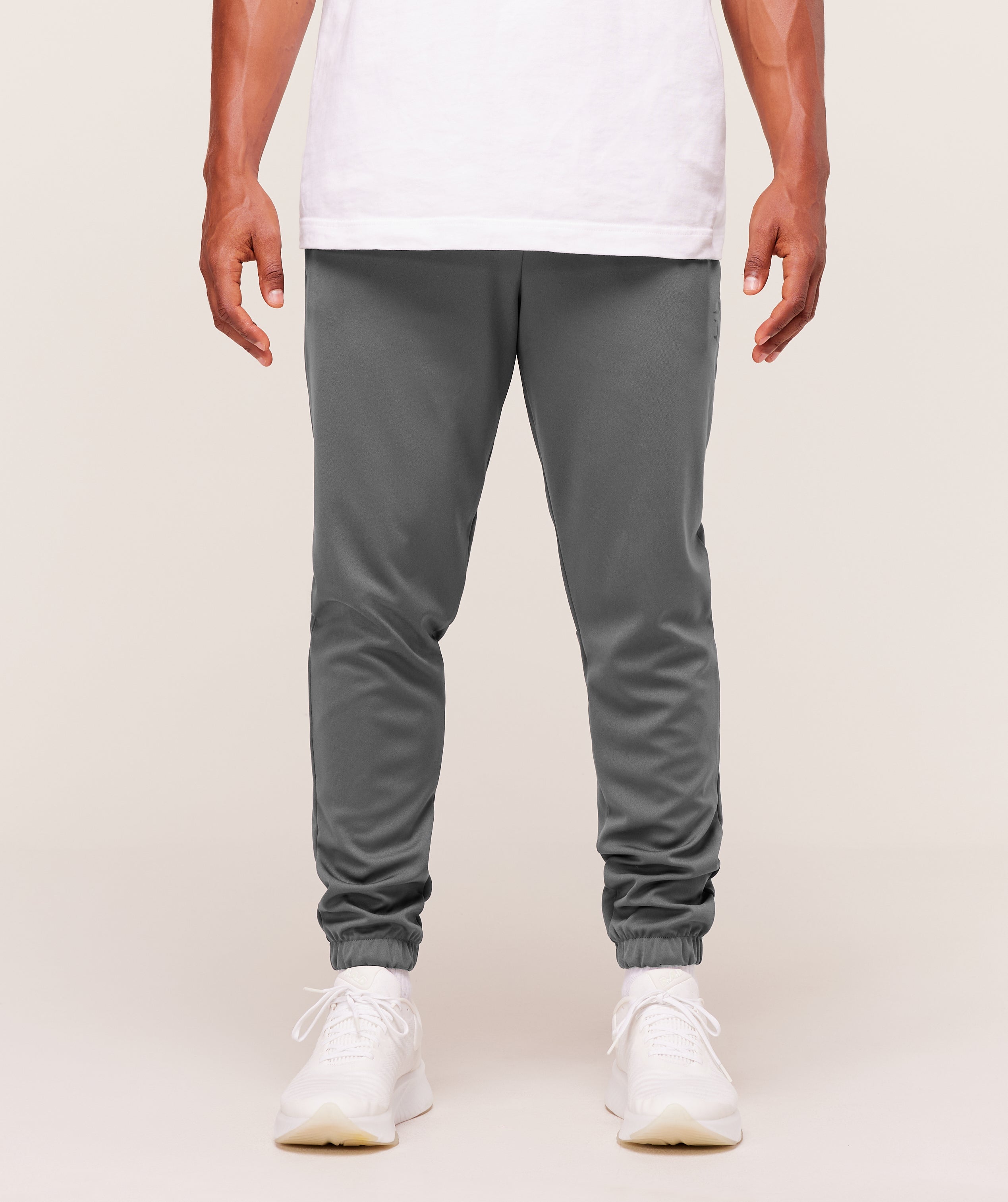 Gymshark Arrival Knit Block Joggers Dark Grey