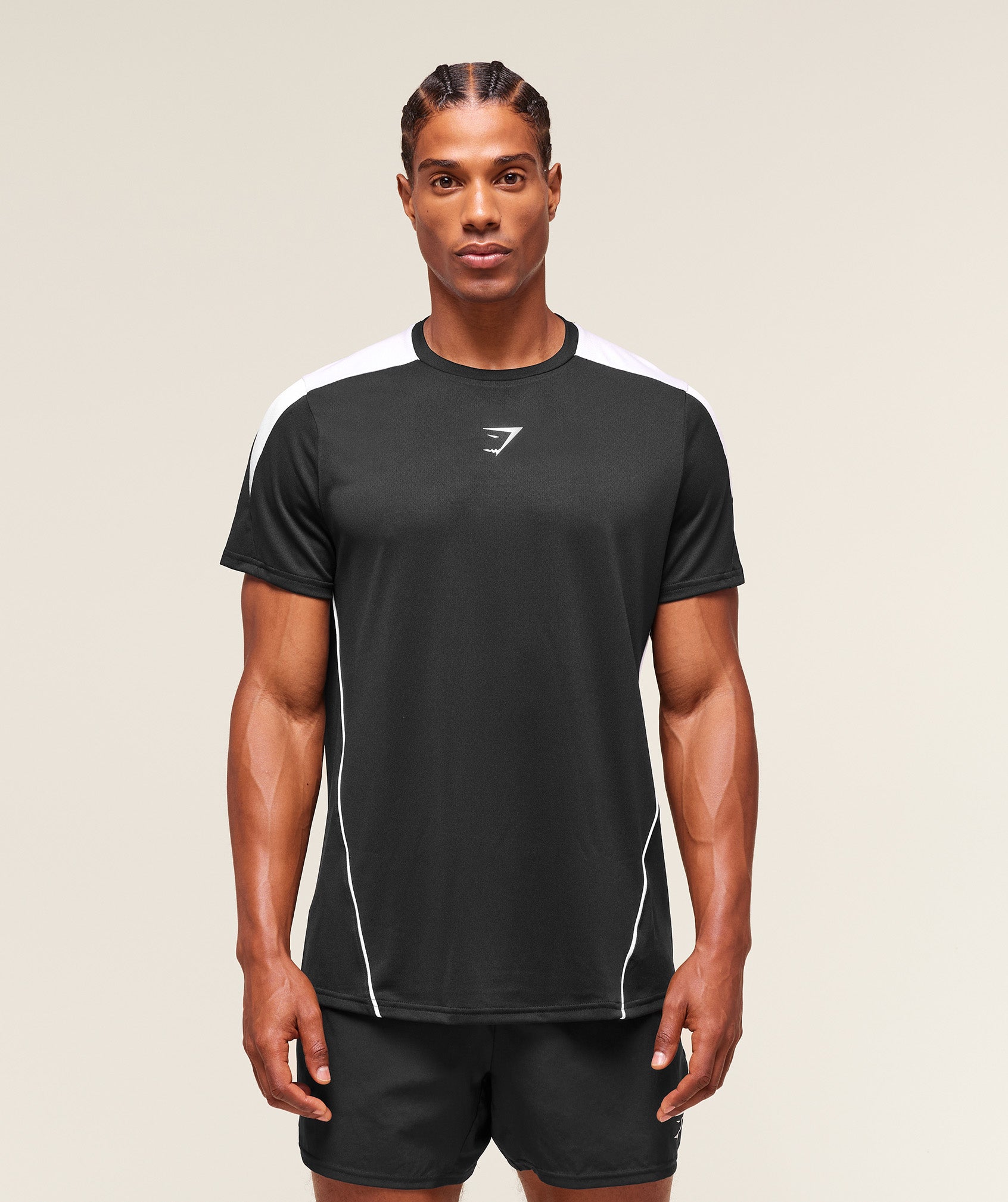 Gymshark Arrival Block T-Shirt Black