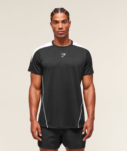 Gymshark Arrival Block T-Shirt Black