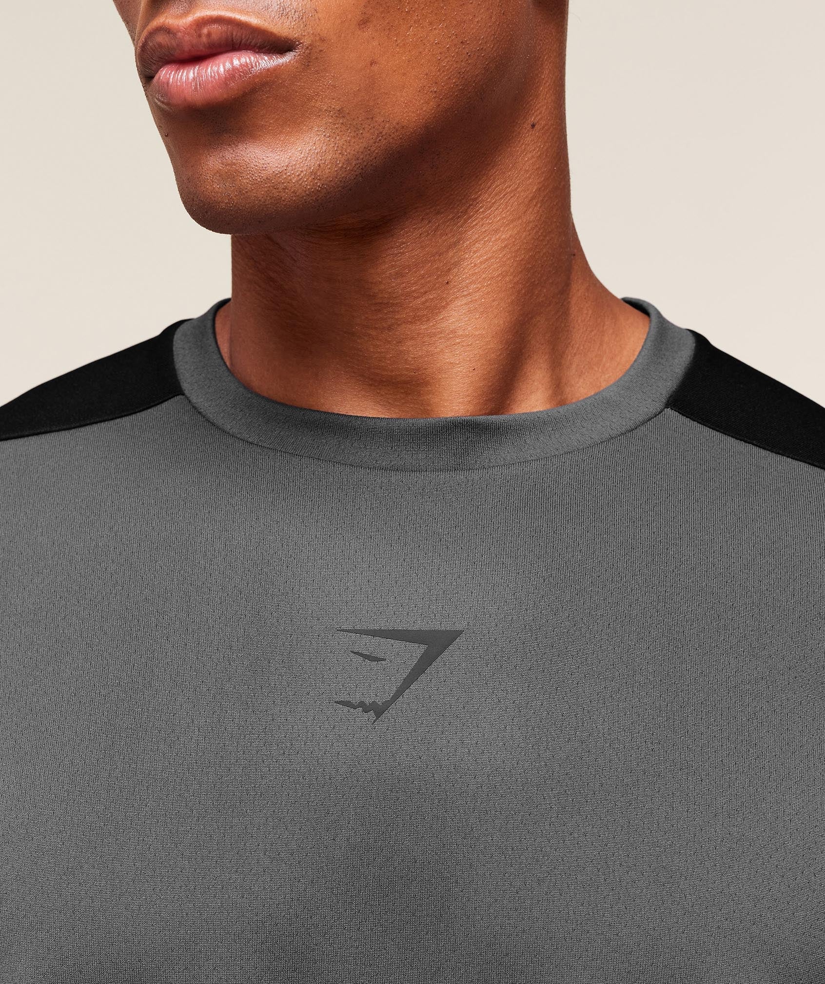 Gymshark Arrival Block T-Shirt Dark Grey