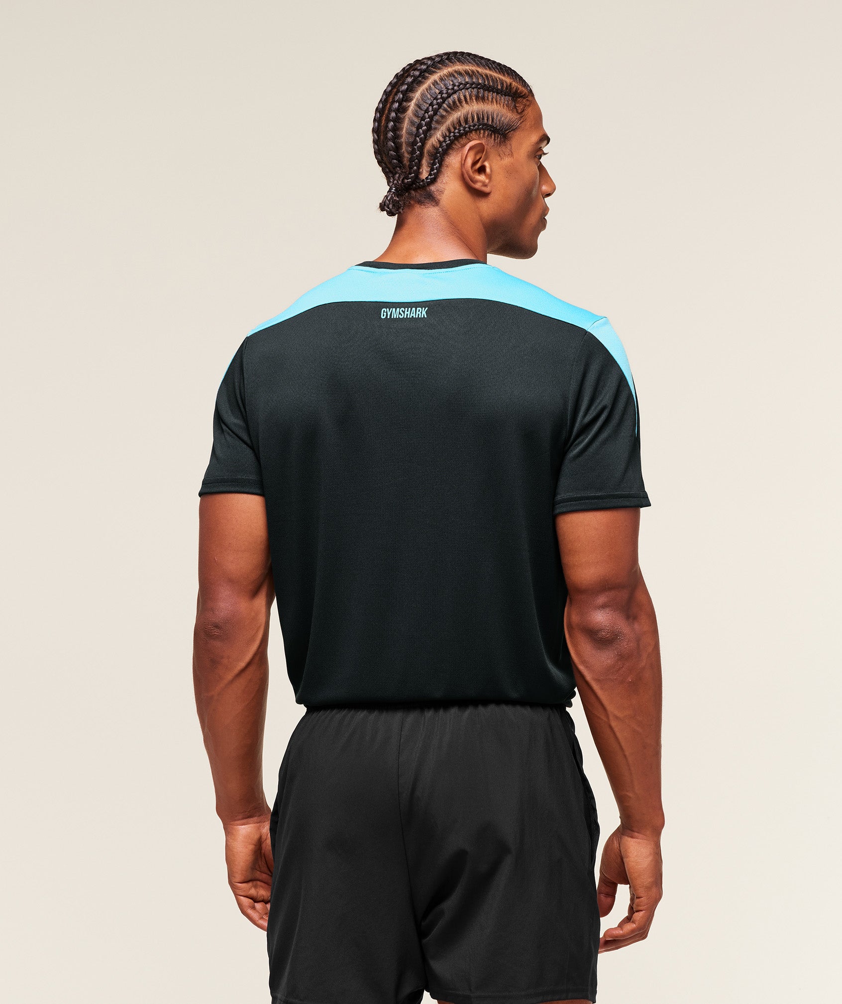 Gymshark Arrival Block T-Shirt Deep Petrol Blue
