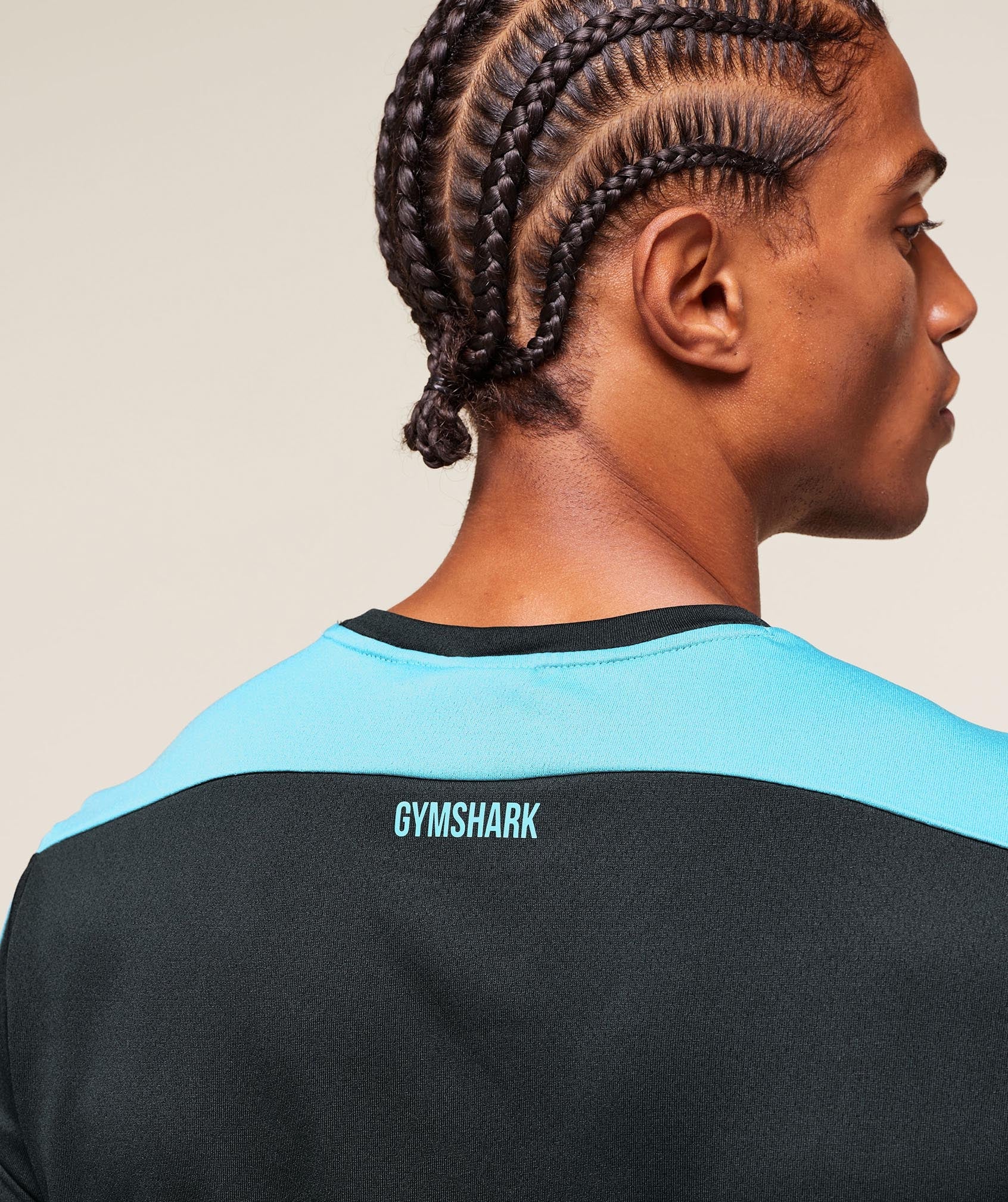 Gymshark Arrival Block T-Shirt Deep Petrol Blue