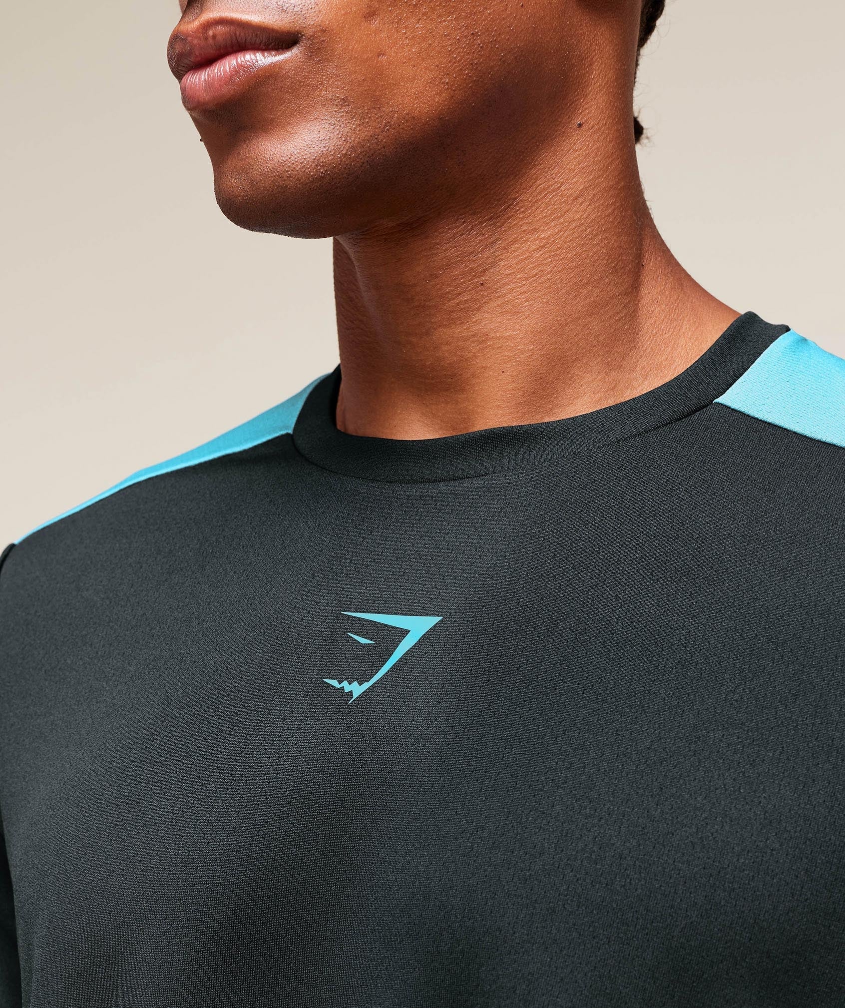 Gymshark Arrival Block T-Shirt Deep Petrol Blue